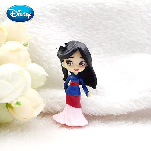 Pr Princesas Muñeca Mini Figura Colección Decoración Mulan 1