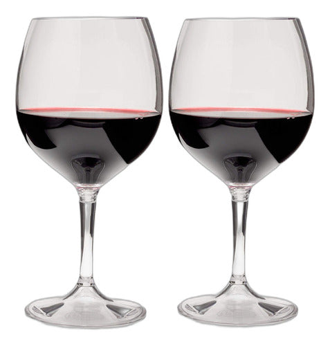 GSI Outdoors Nesting Wine Glass Set 2