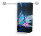 Dujiea Blue Butterfly Flower Kitchen Dish Towels 2