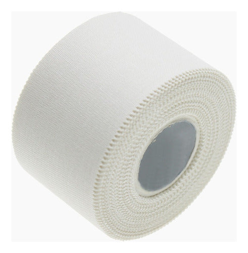 Euromix Cinta Tela Adhesiva De Oxido De Zinc 2.5cm X 9 M - 12 Rollo 0