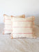 Set of 4 Plain or Striped Tusor Cushions of Your Choice 3