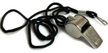 NQ Chrome Lifeguard Whistle with Neck Cord 0