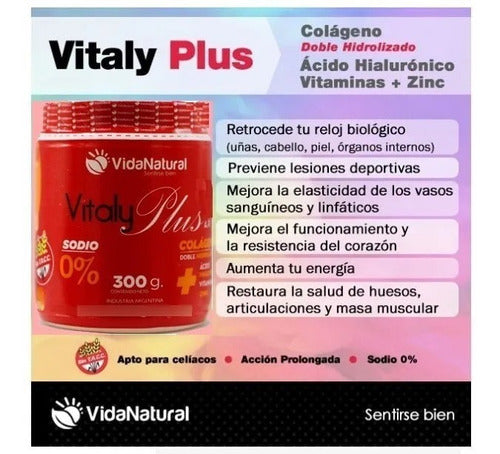 Vitaly Plus - Collagen + Hyaluronic Acid + Vitamins 2