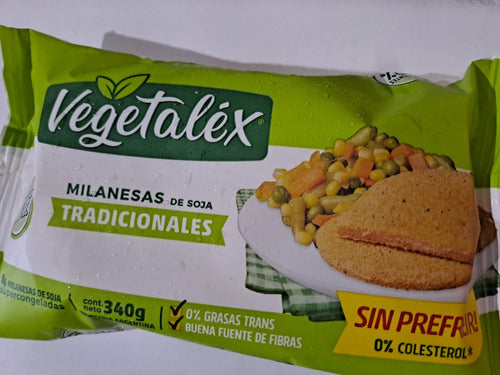 Vegetalex Traditional Soy Milanesas with Chard and Spinach - 4 Packages 0