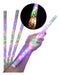 6 Multicolored LED Transparent Wands Cotillon Carioca 0