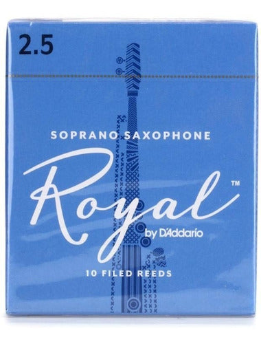 Daddario Woodwinds Caña Para Saxo Soprano Royal - Rib1025 N° 2.5 - Caja 10u 0