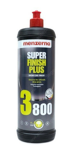 Menzerna 3800 Super Finish Plus Glare Cars Detailing 1 Liter 0