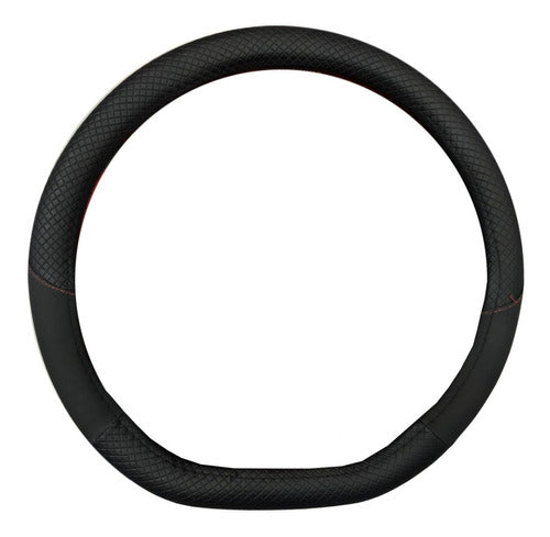 Iael Flat Base Black Steering Wheel Cover 38cm VW New Line 0