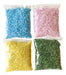 4 Packs of Sliced Glass Beads 100g Each - Assorted Colors 0