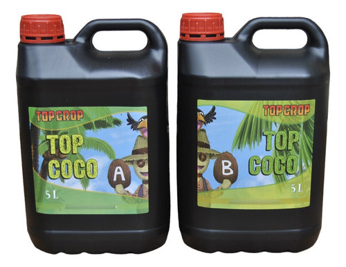 Top Crop Solution Nutritiva Concentrada P/hidroponía. Top Coco A+B 5L 1