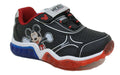 Footy Mickey Black/Red Sneakers with Light 2