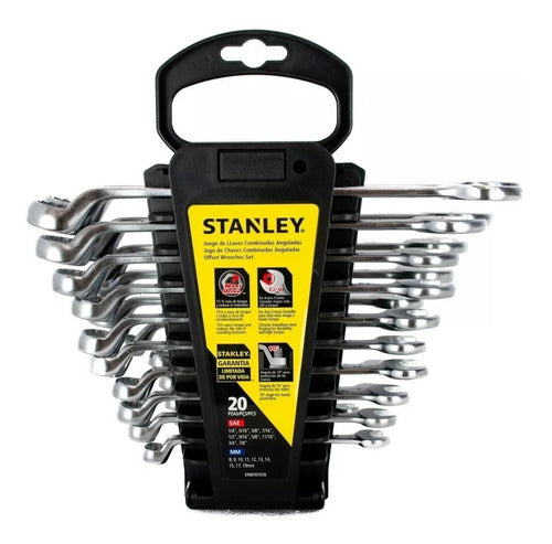 Stanley Juego 20 Llaves Combinadas Acodadas 97570 0