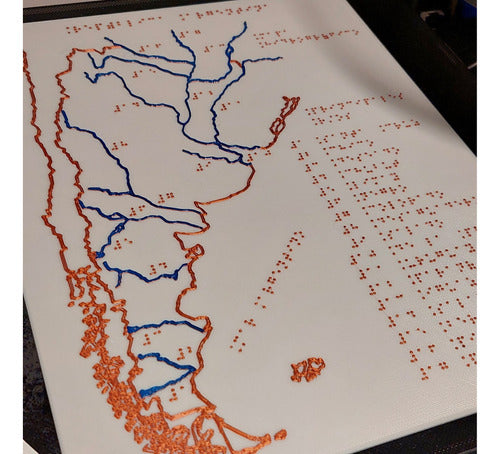 Tiflomapas 3dmap Argentina Hidrográfico 1