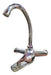 Wall Mounted Single Lever Faucet for Laundry and Kitchen with Swan Neck Spout 4