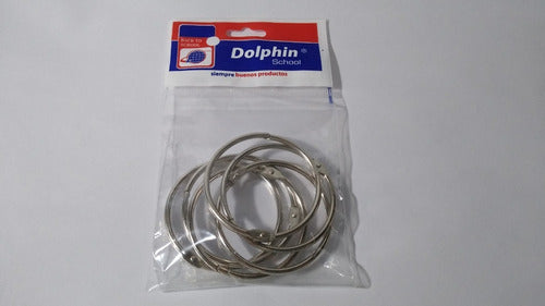 Dolphin Metal Rings for Binders 60 mm Blister x 6 Units 1