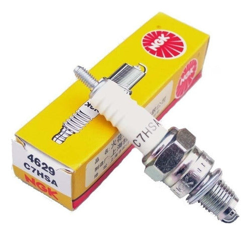 NGK Yamaha YBR / XTZ125 / Crypton / Wave Spark Plug Box of 10 Units 0