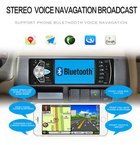 Camecho Car Stereo Single DIN 4.1 Inches 7