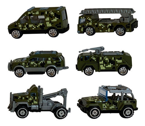 El Mundo del Juguete Set of 6 Die Cast Military Defense Cars 1