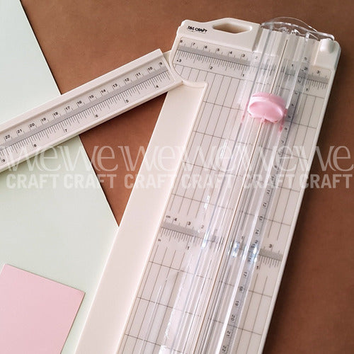 Ibi Craft Crafter Cutter A4 31cm Foldable Ruler 1