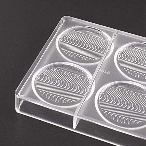 Goldbaking Round Polycarbonate Chocolate Mold Medalla Redonda 2