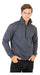 Olegario Men's Fleece Hoodie with Half Zipper 1