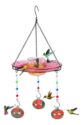 Headak Life Hummingbird Feeder Glass Con Baño Colgante Para 0