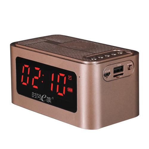 OEM Bluetooth Rechargeable Alarm Clock Radio USB MicroSD 2000mAh 1