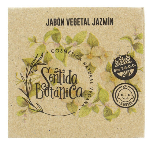 Sentida Botánica Kit X2 Jabones Jazmín Natural Vegano 5