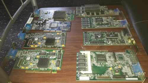 Lote Tarjetas De Video Agp P/pentium 4 Func. Perfecto 4