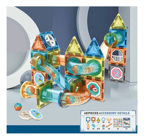 Yifeng Magnetic Building Blocks Ball Passage 1