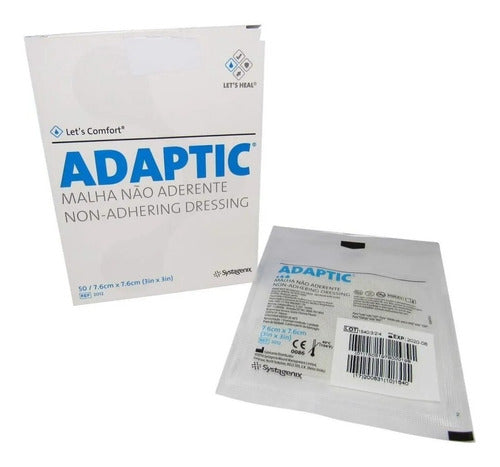 Adaptic 7,6x20,3cm C/ 3 Malhas Curativo Nao Aderente-5 Unids 2