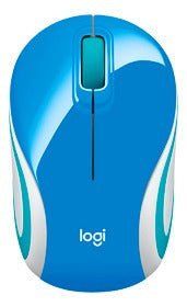 Logitech Wireless Mouse M187 Blue 0