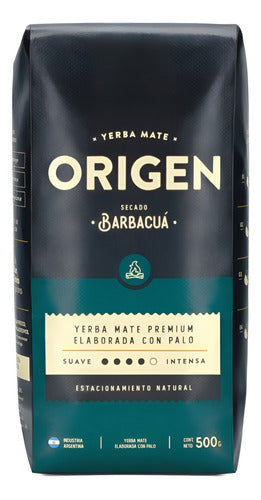 Origen Yerba Mate Barbacuá 2kg - X1 Pack 0