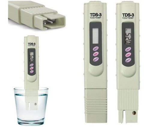 TOPTECNOUY TDS and Temperature Meter (Total Dissolved Solids) with Case 1