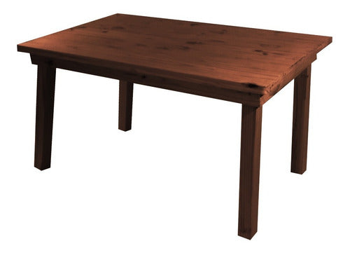 Sajo Vintage Scandinavian Solid Wood Dining Table 180x80 Cm 0