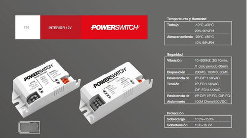 Powerswitch 12V 25W Plastic Cabinet Driver 2