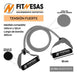 Functional Fitness Training Kit - Mat + 3kg Ankle Weights + 2x 3kg Dumbbells + Band + Ab Roller 30