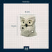 Enameled Ceramic Owl Aromatic Burner - High-Quality by Silmar Bazar 4