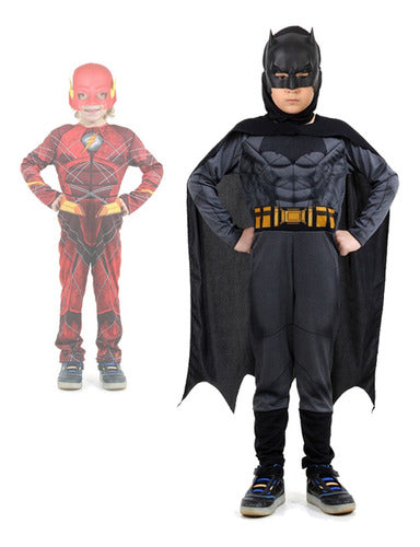 Vulcanita Superhero Costume Batman Superman Flash Muscles Justice League Original 6