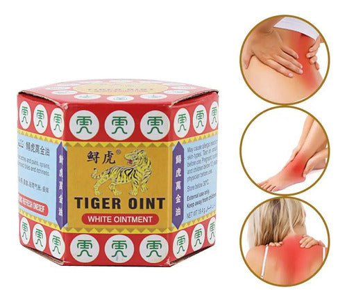 White Tiger Balm Ointment Back Neck Pain Relief 4