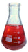 Frasco Erlenmeyer 125ml Vidro Boca Estreita Graduado 1