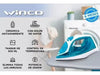 Winco Steam Iron with Ceramic Base + Premium Ironing Board 7