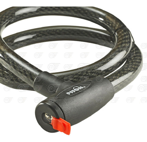 Piton TY425 1.20m Braided Cable Lock 1