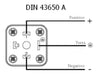 Conector Plug Elétrico Din 43650-a Para Solenoide Com Led Dc 2