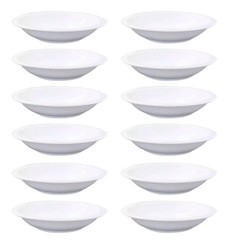 Olmos 12 Platos Verona 21 Cm Hondo Porcelana Gastronómicos 0