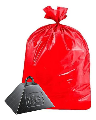 Blanca Nieves 250 Ultra Heavy Duty Red Waste Bags 80x110 100 Mic 0