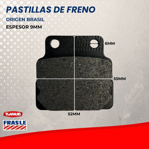 Pastillas De Freno Delantera Fras-le Honda Cb 400 Tuamoto 6