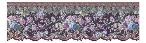 Concord Wallcoverings - Floral Border Wallpaper, Flowers 1