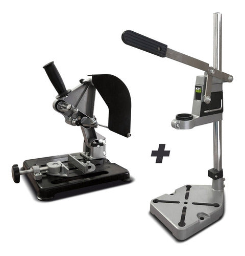 Kroner Combo Drill Stand + Grinder Stand - Suitable for Bench 1