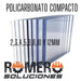 Monogal Plazit Poligal Chapa Policarbonato Compacto 2.44 X 1.22 X 4mm 1